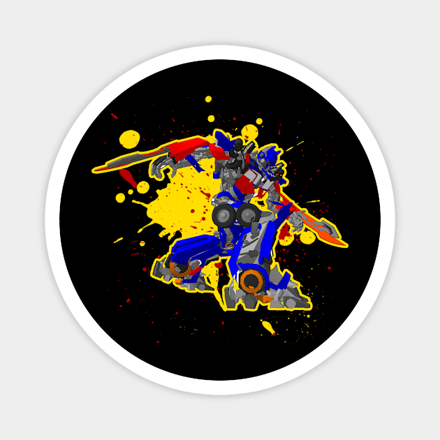 Optimus Prime Magnet by gblackid